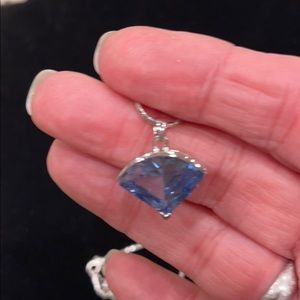 Large CZ necklace